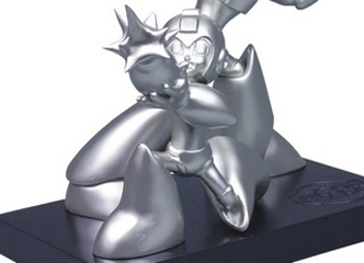 photo d'illustration pour l'article goodie:Statue Megaman 25eme Anniversaire